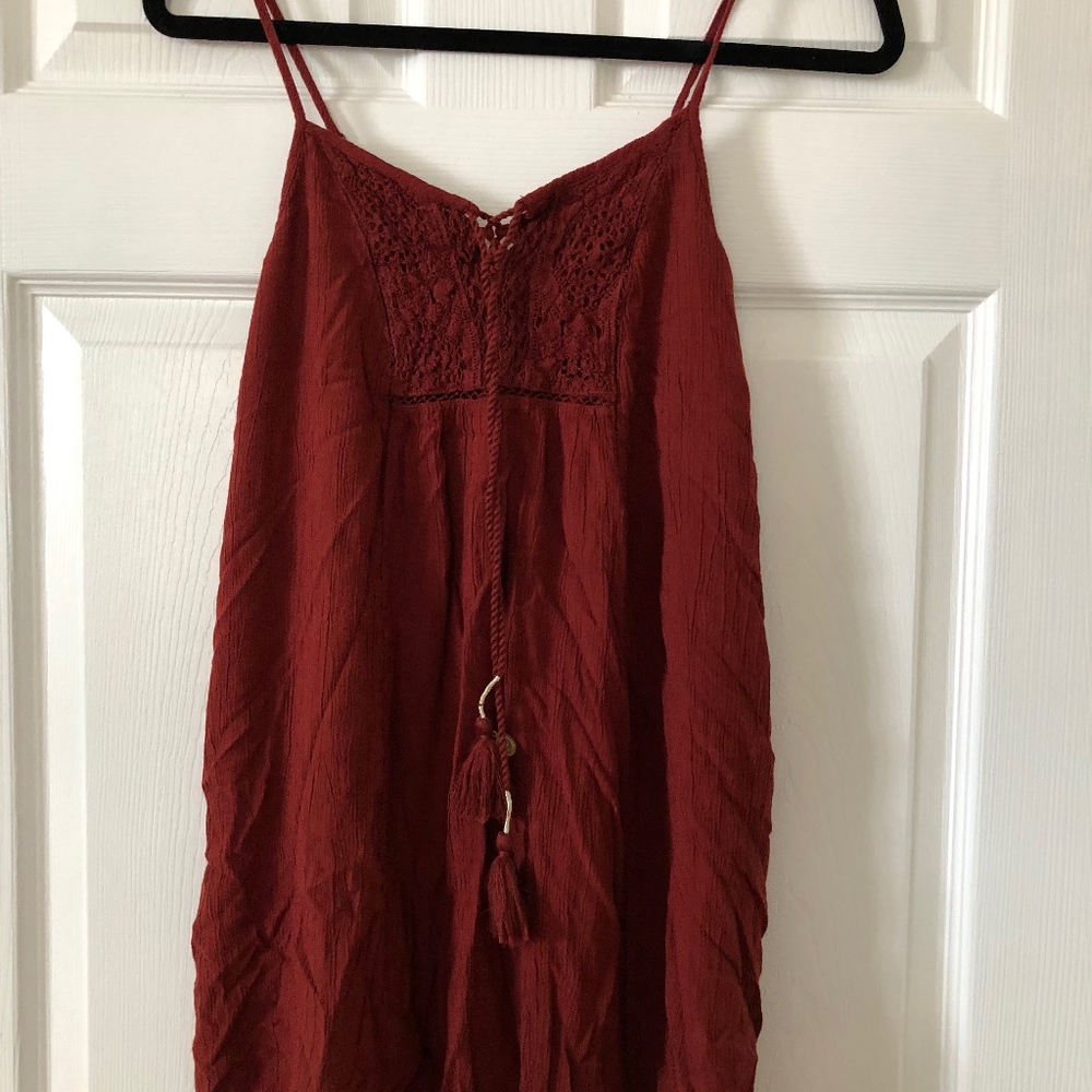 Burnt orange American eagle  tank dress